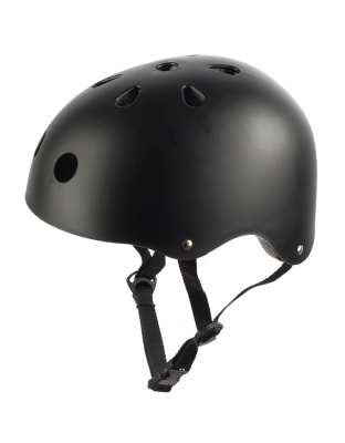 Adult Outdoor Sports Bicycle Road Bike Skateboard Safety Cycling Helmet Head protector Helmet Matte-Black size Medium