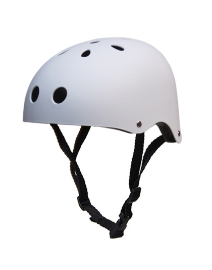 Adult Outdoor Sports Bicycle Road Bike Skateboard Safety Cycling Helmet Head protector Helmet Matte-White size Medium