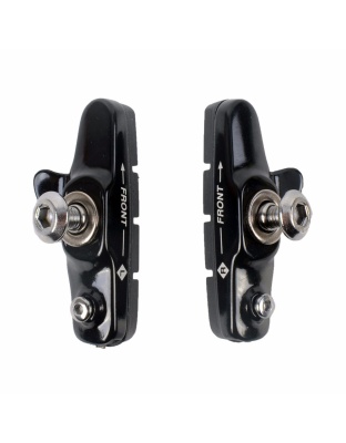 Aluminum  Alloy Road Bike Brake Block C Fixed Cog Silent Brake Block Piece  Water Guide Rubber Brake Piece Bicycle Accessories black